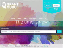 Tablet Screenshot of grantguru.com.au